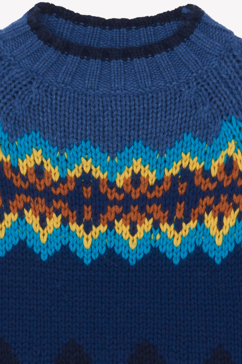 Pull - Joris Jacquard Navy