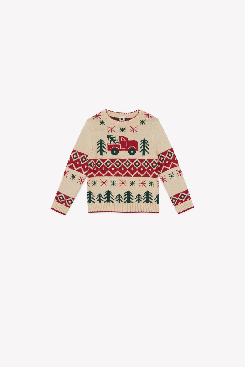 Pull - Joel Jacquard Beige