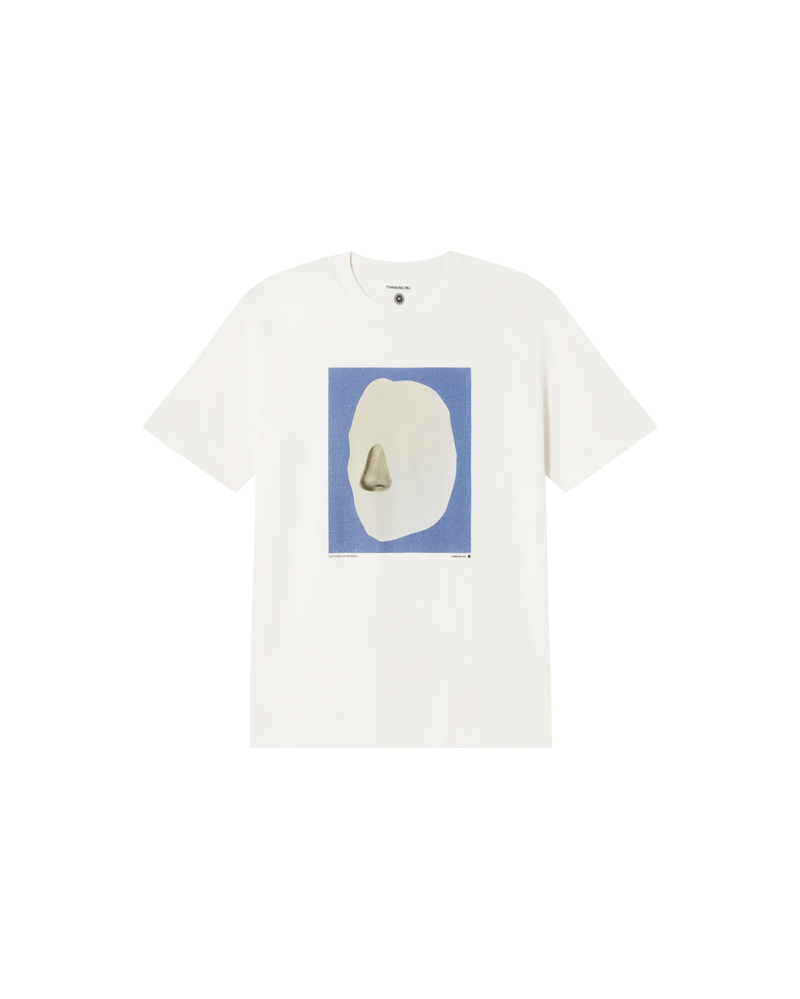 Camiseta blanca Sense 2 sostenible  - silueta