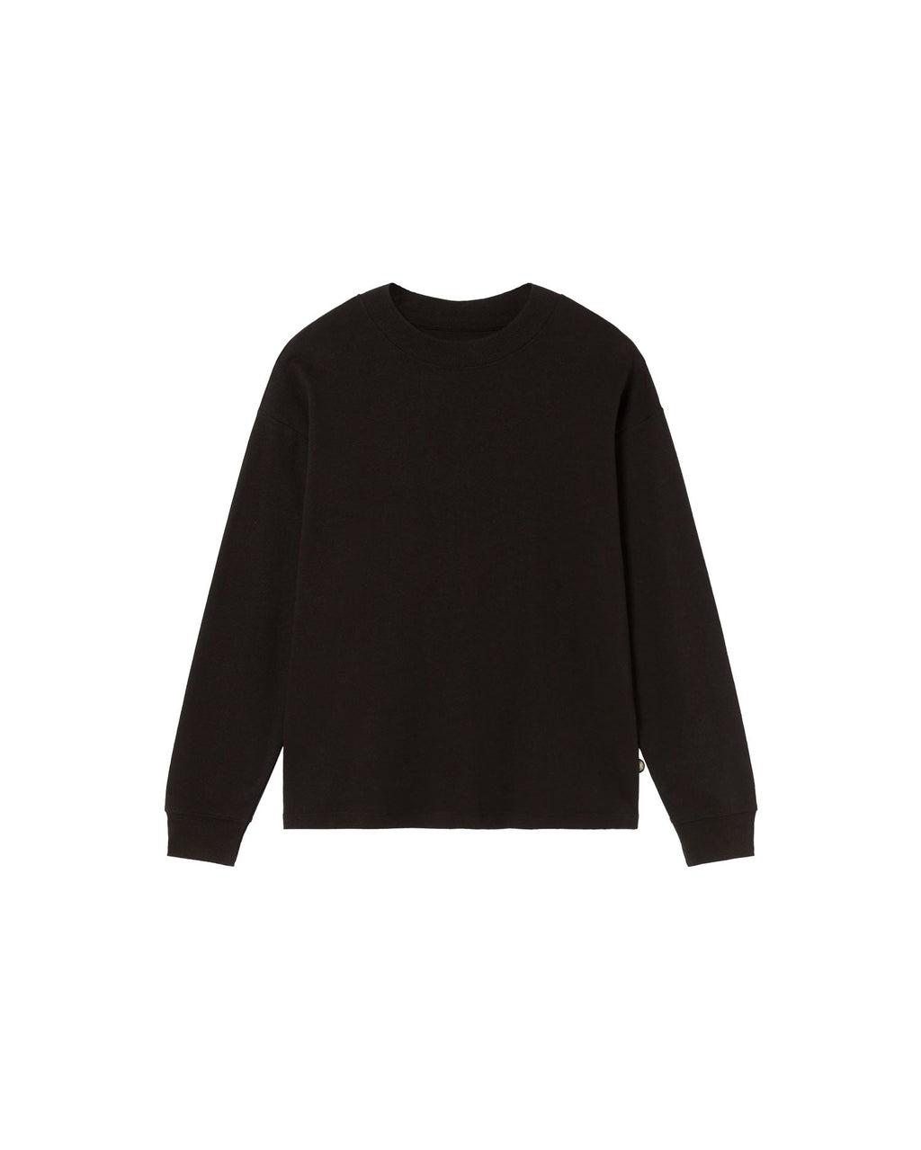 T-Shirt Spessa In Canapa Doug - Nero