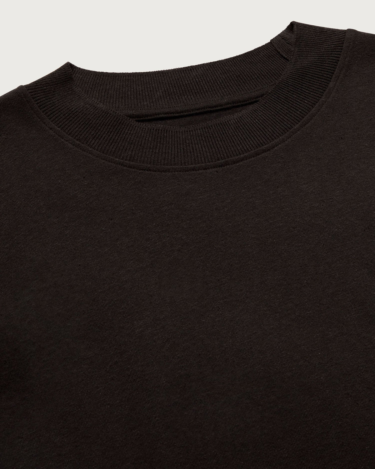 T-Shirt Spessa In Canapa Doug - Nero