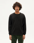 T-Shirt Spessa In Canapa Doug - Nero