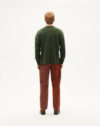 Camiseta gruesa verde hemp Doug sostenible-3
