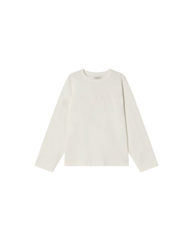 Camiseta blanca Brady sostenible - silueta 1