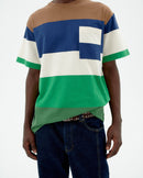 Camiseta rayas multicolor Aaron sostenible-3