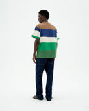 Camiseta rayas multicolor Aaron sostenible-4