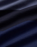 Camiseta rayas azules multicolor Aaron sostenible - silueta 3