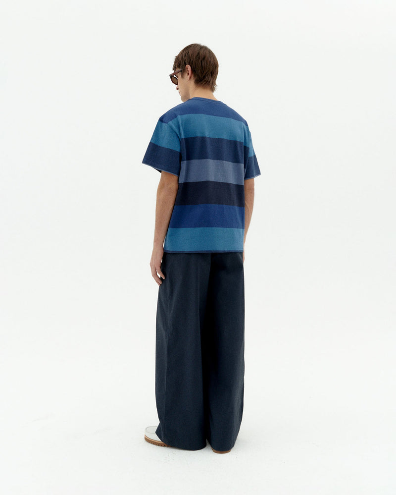 T-Shirt Rayé Bleu Aaron