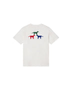 Zach sustainable puppies white T-shirt - silhouette 2