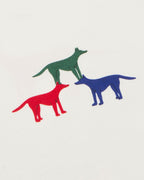 Zach sustainable puppies white T-shirt - silhouette 3