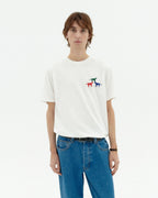 Zach sustainable puppies white T-shirt-1