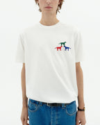 Zach sustainable puppies white T-shirt-3