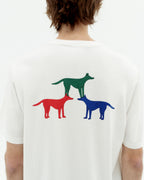 Zach sustainable puppies white T-shirt-4