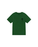 Camiseta verde funghi Zach sostenible - silueta 1