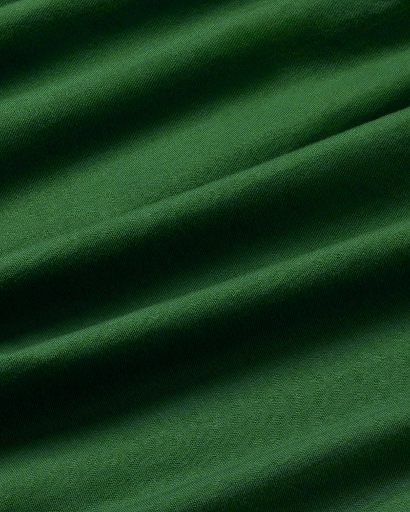 Camiseta verde funghi Zach sostenible - silueta 3