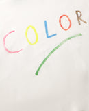 Camiseta blanca colors Zach sostenible - silueta 4