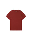 Camiseta roja hemp sostenible - silueta 1