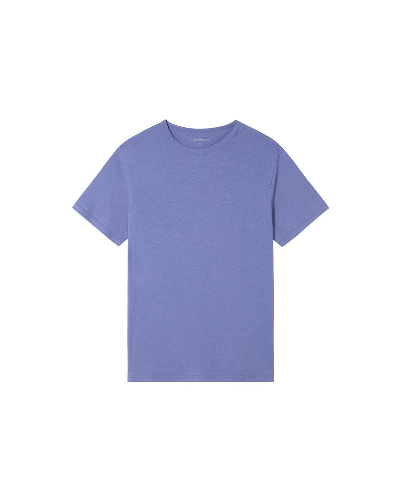 Camiseta azul claro hemp sostenible - silueta 1