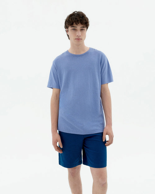 Camiseta azul claro hemp sostenible-1