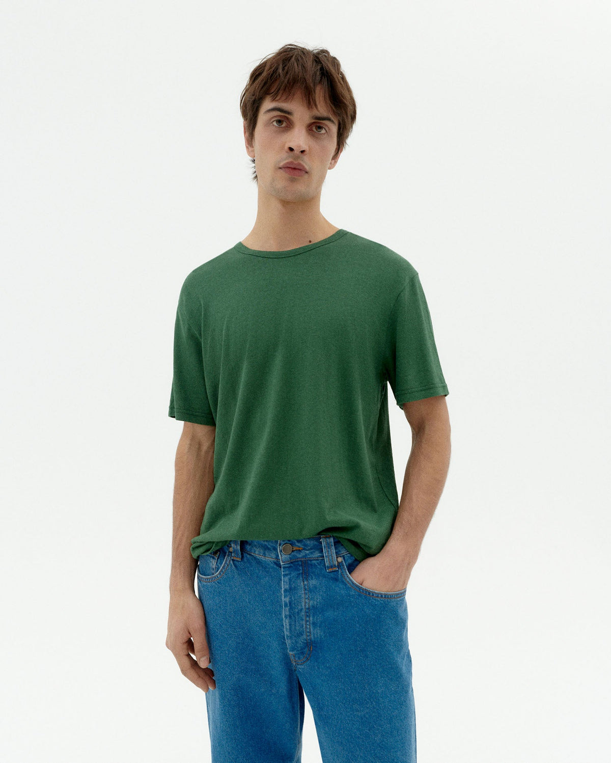 T-Shirt En Chanvre - Vert