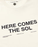 Camiseta blanca classic sol Zach sostenible - silueta 3