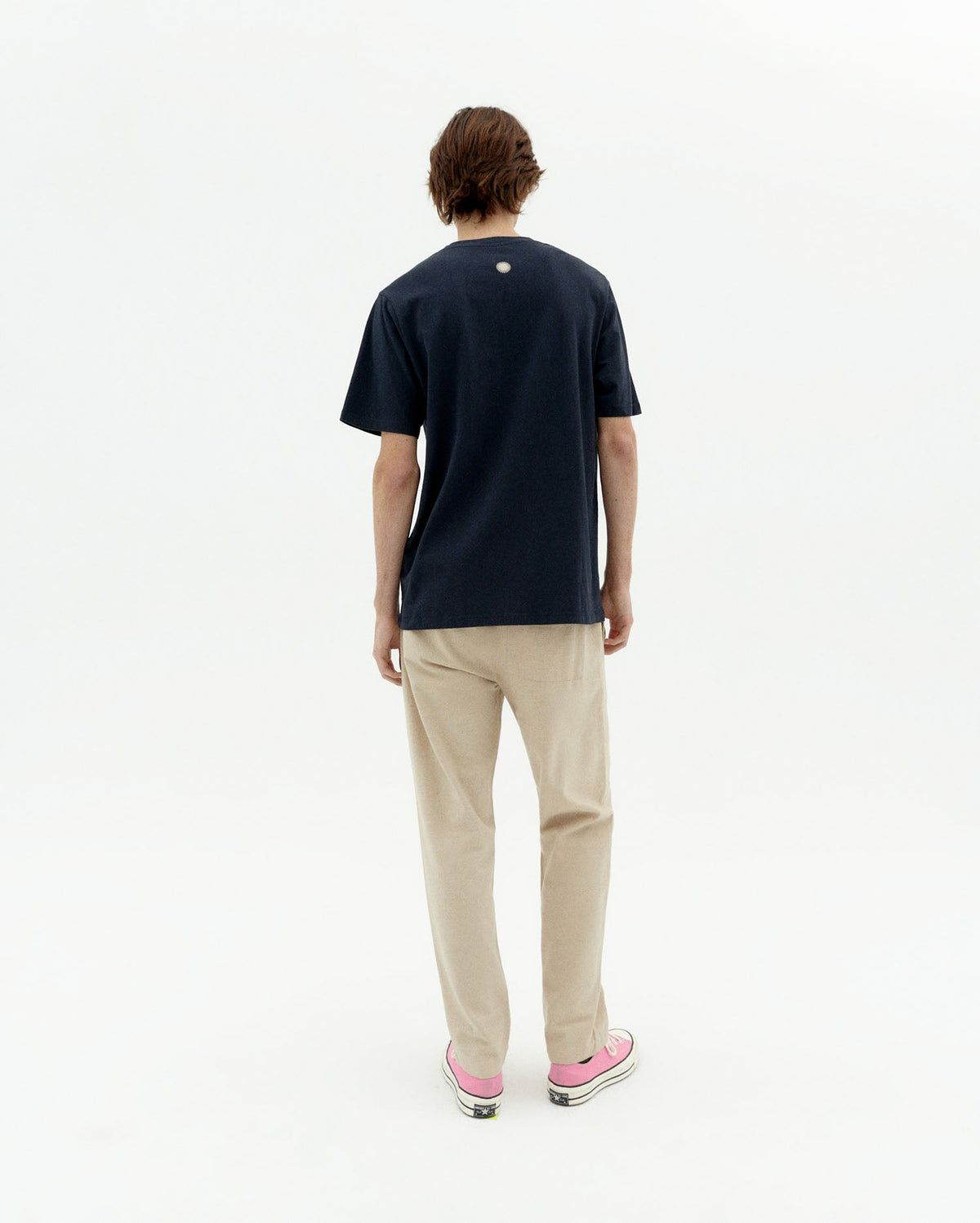Navy classic sun Zach sustainable T-shirt-4