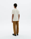 Camiseta blanca bordada flower TM Zach sostenible - 4