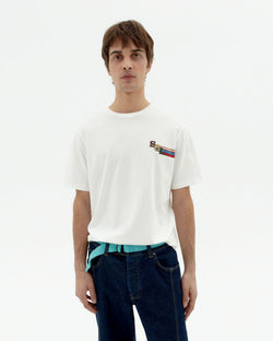 Hvid T-shirt sol colors Zach bæredygtig-1