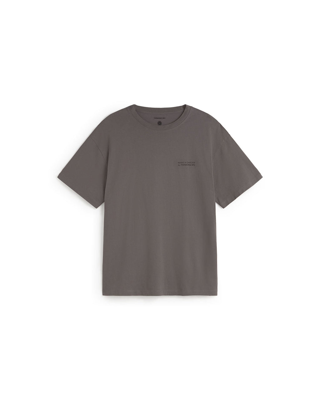Camiseta bordada a mano flor Aaron - Gris