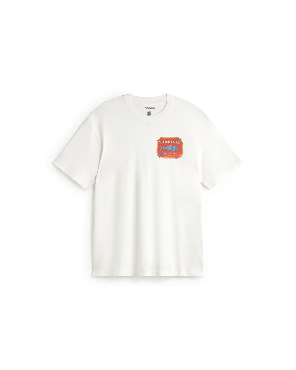Camiseta sardines Aaron sostenible silueta - 1