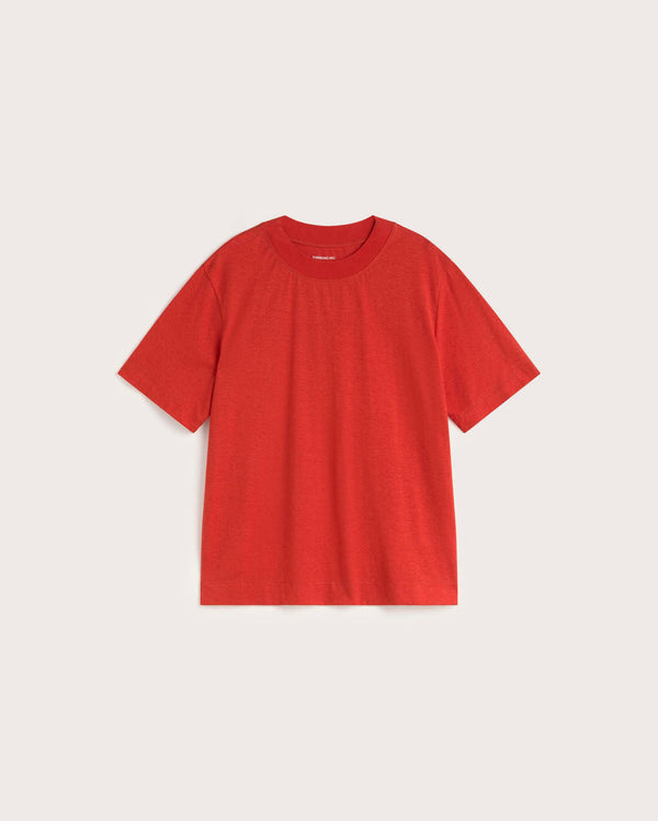 T-Shirt in Canapa Roy - Rosso