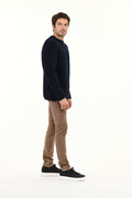 Pantalon Droit Ajusté Nobilis Corduroy - Beige - Homme