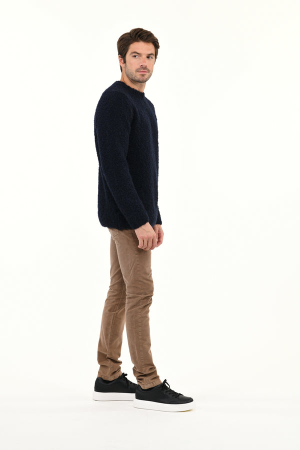 Pantalon Droit Ajusté Nobilis Corduroy - Beige - Homme