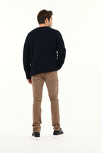 Pantalon Droit Ajusté Nobilis Corduroy - Beige - Homme