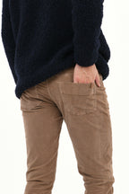 Pantalon Droit Ajusté Nobilis Corduroy - Beige - Homme