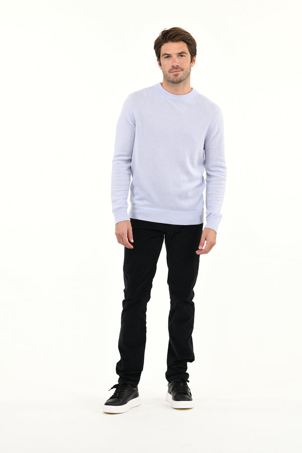 Pantalon Droit Ajusté Nobilis Corduroy - Noir - Homme