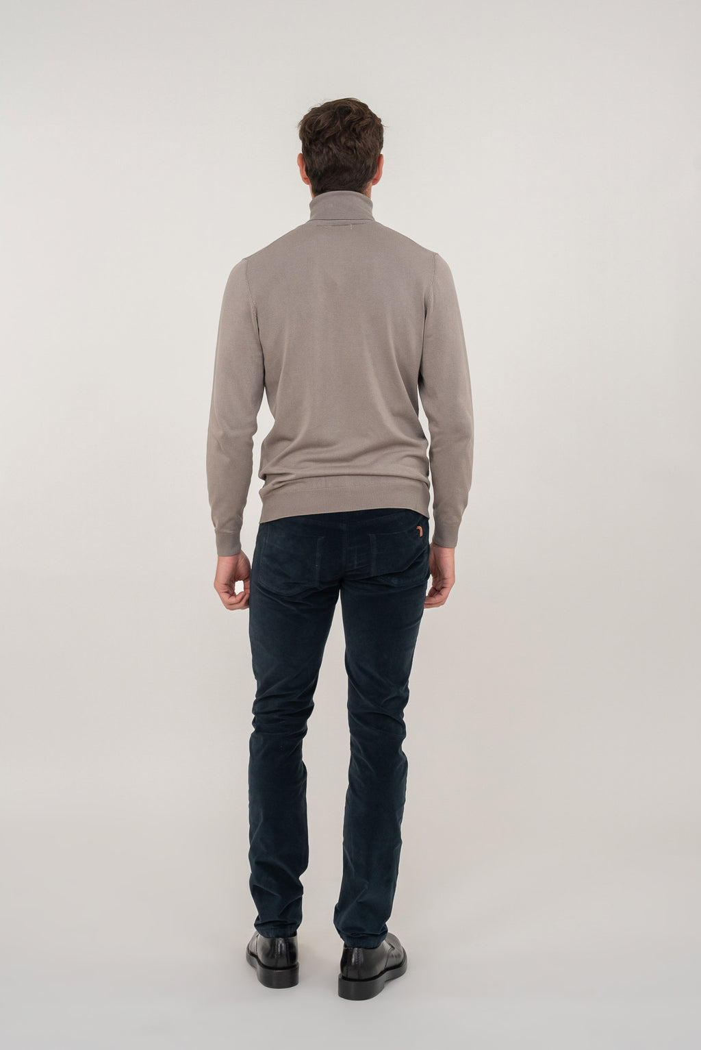 Pantalon Droit Ajusté Nobilis Smooth - Vert Forêt - Homme