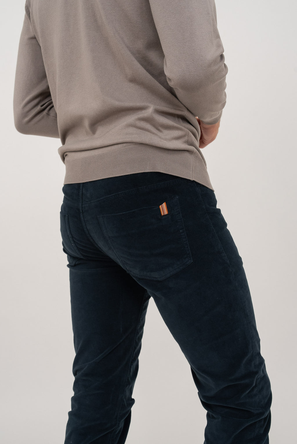 Pantalon Droit Ajusté Nobilis Smooth - Vert Forêt - Homme