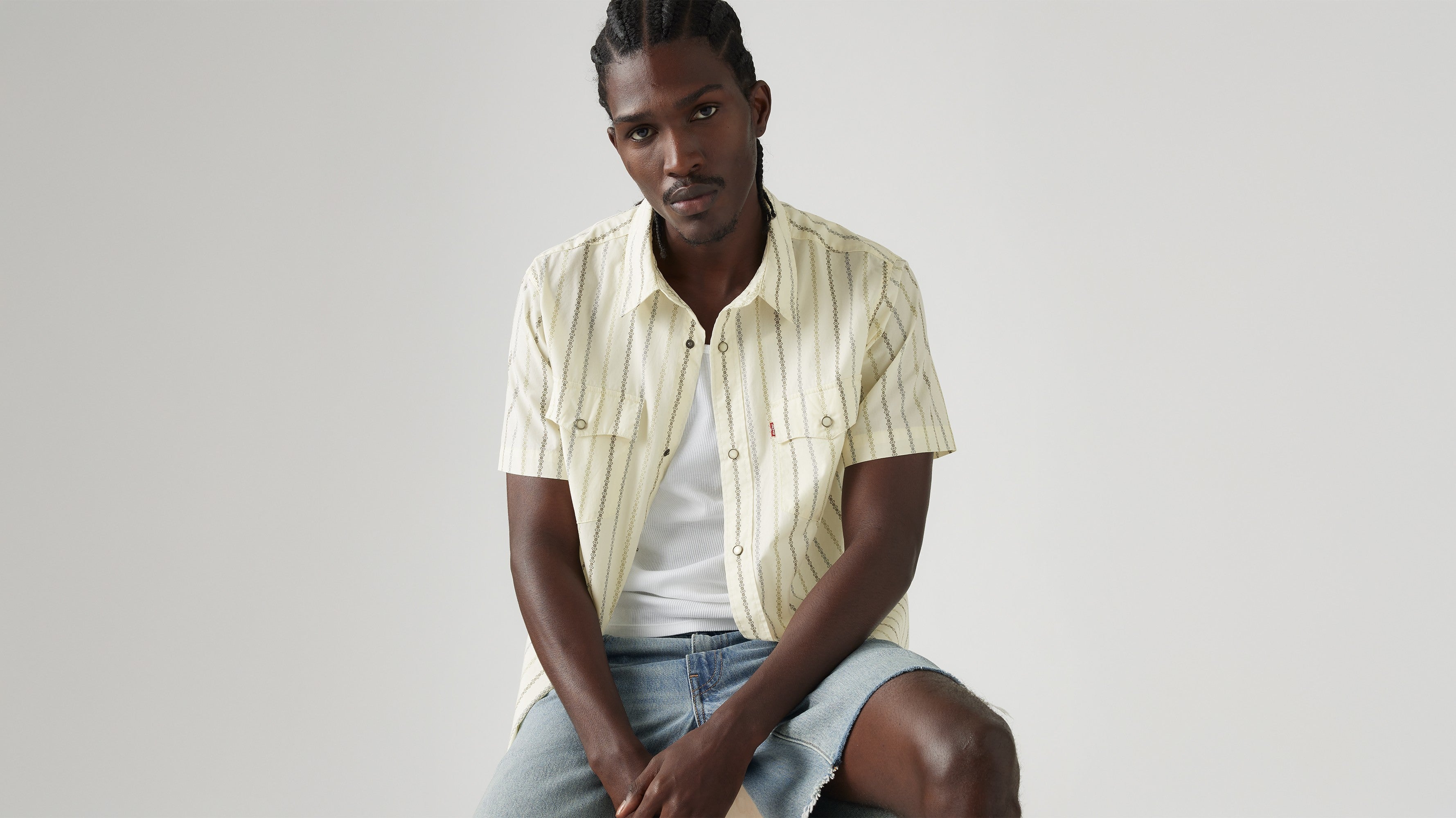 Levi'S® Men'S Short-Sleeve Relaxed Fit Western Shirt