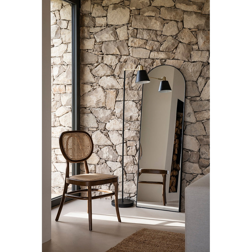 Eloise Dining Chair in Elm Wood - Brown