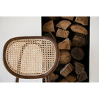 Eloise Dining Chair in Elm Wood - Brown