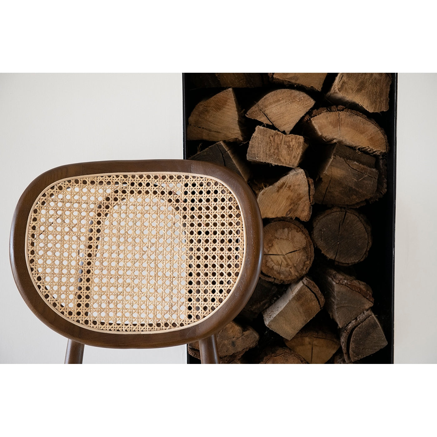 Eloise Dining Chair in Elm Wood - Brown