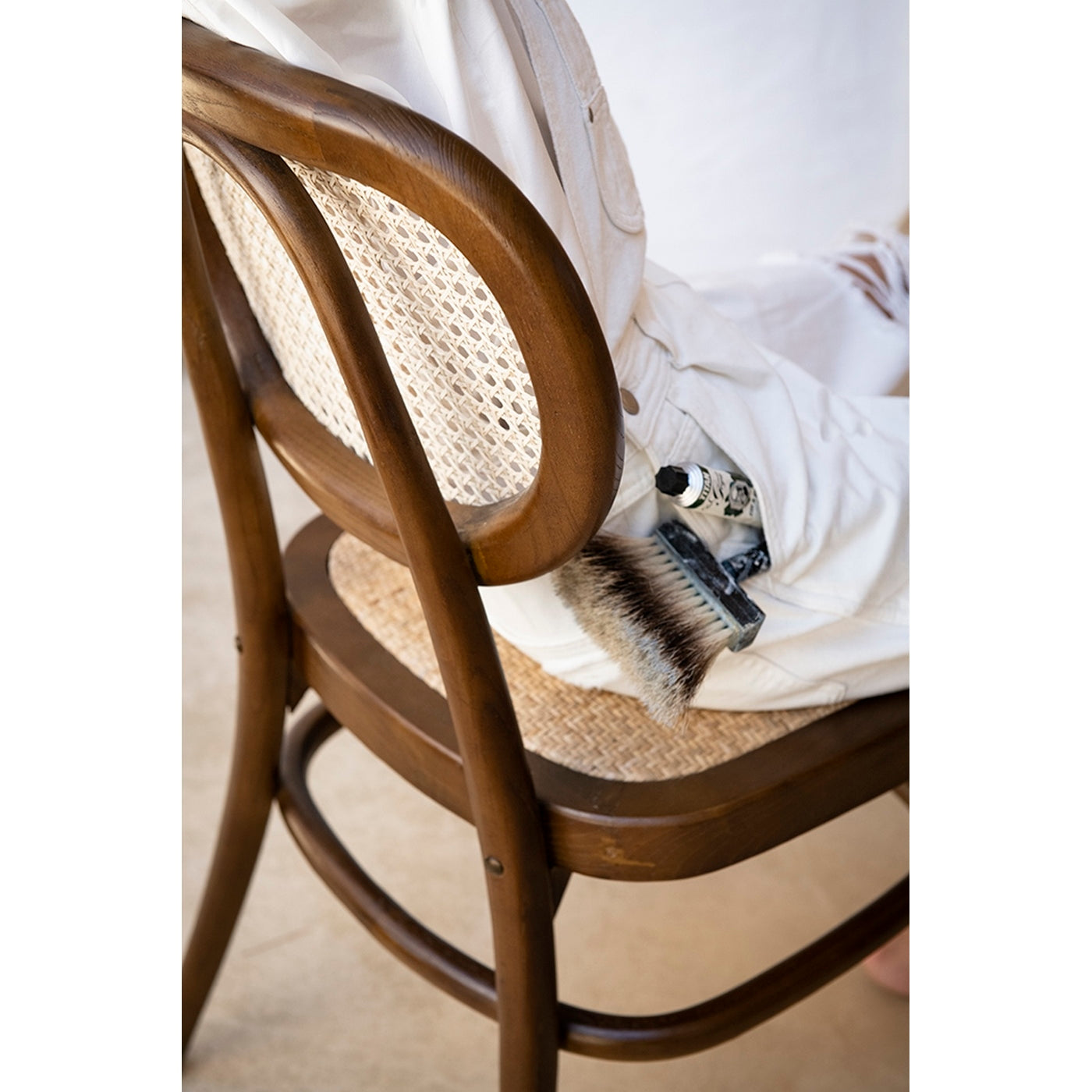 Eloise Dining Chair in Elm Wood - Brown