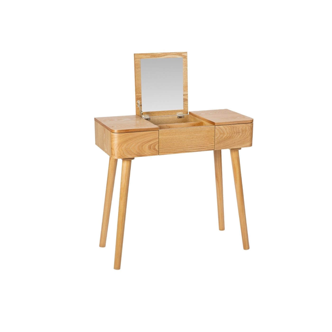 Wooden Dressing Table - Brown