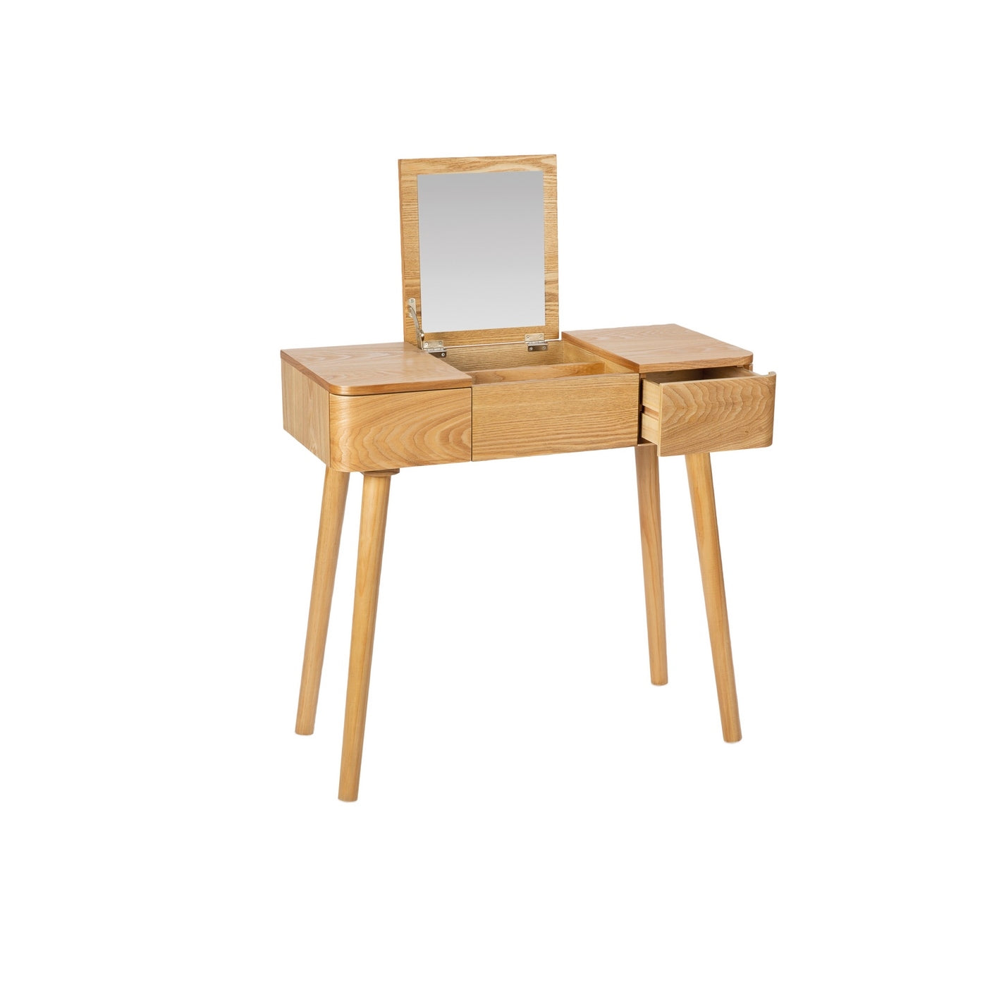 Wooden Dressing Table - Brown