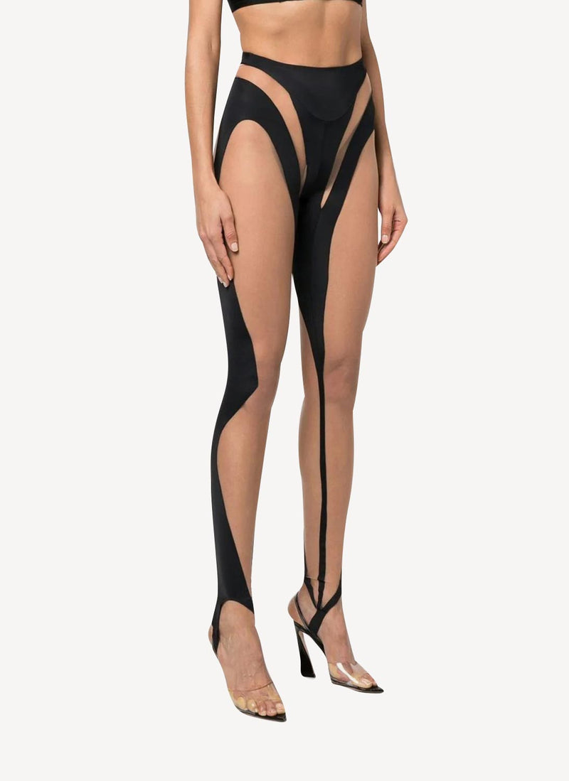 Mugler - Legging - Black - Femme