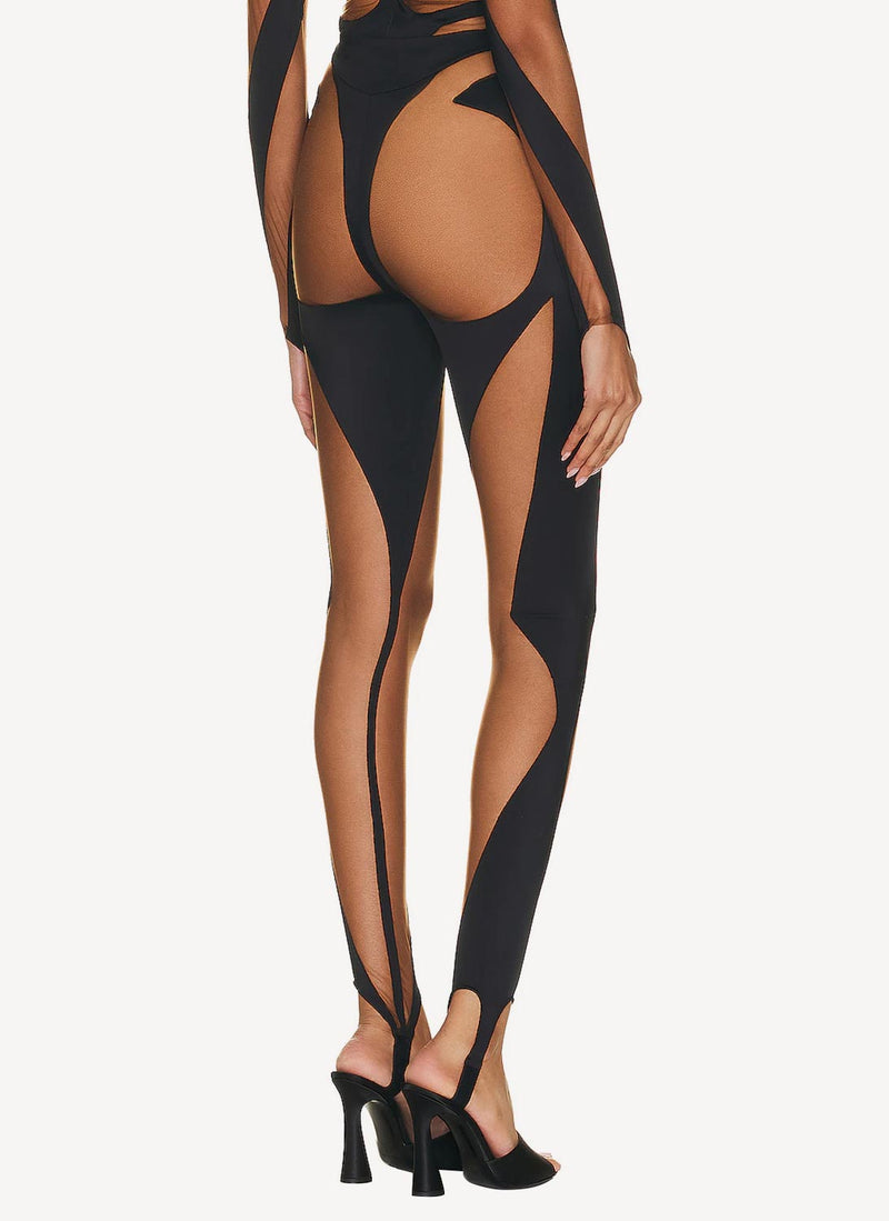 Mugler - Legging - Black - Femme