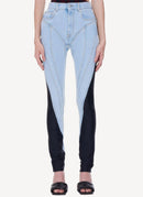 Mugler - Jeans - Blue Washed Dark - Femme