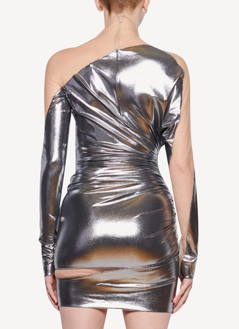 Mugler - Robe - Silver - Femme