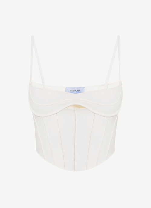 Mugler - Top - White - Femme